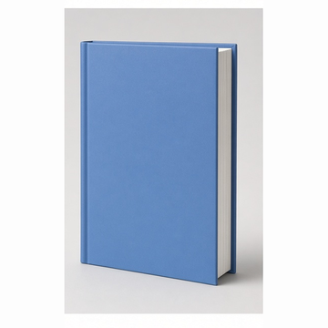 Product photo of a hardcover textbook with a plain blue cover.
